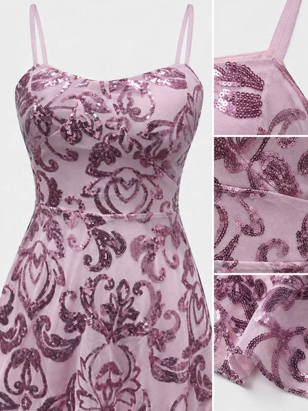 Sequin Embellished Mini Dress - alternate view 15