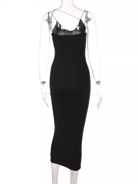 Leopard Print Spaghetti Strap Midi Dress - alternate view 18
