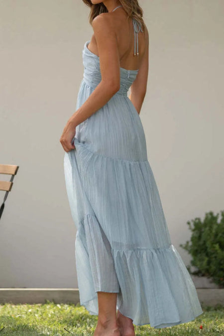 Tiered Halter Neck Cami Dress - alternate view 9