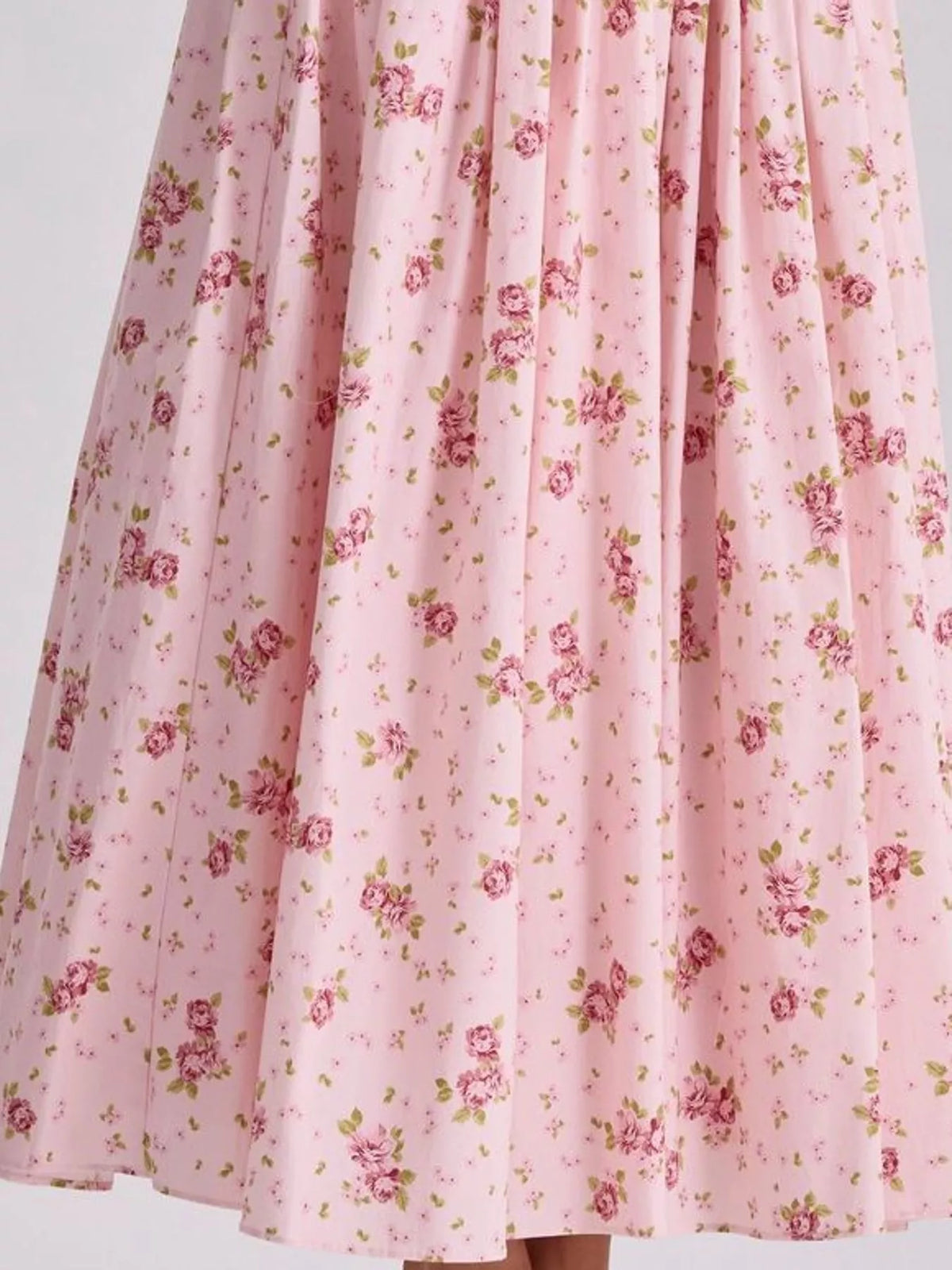 Floral Spaghetti Straps Midi Dress - alternate view 58