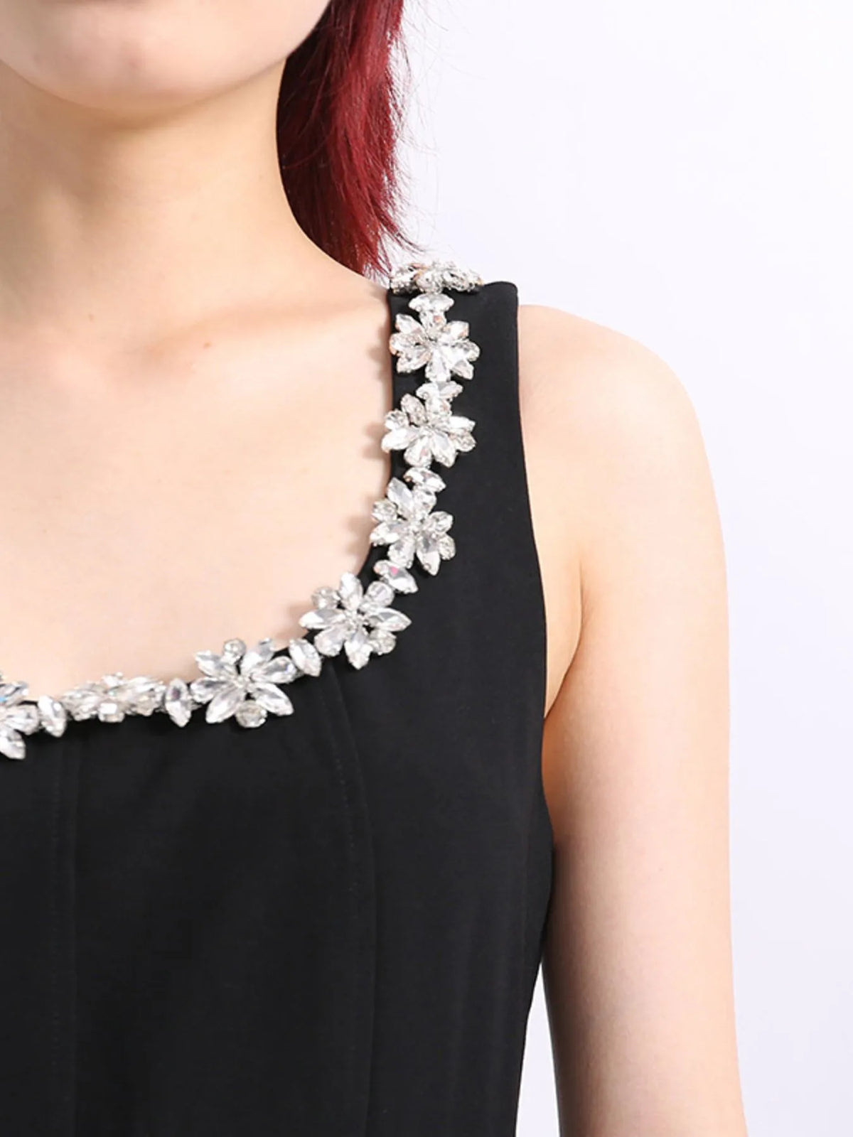 Flower Scoop Neck Sleeveless Dress - alternate view 6