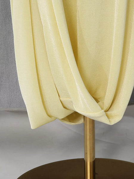 One-Shoulder Draped Maxi Dress - alternate view 13