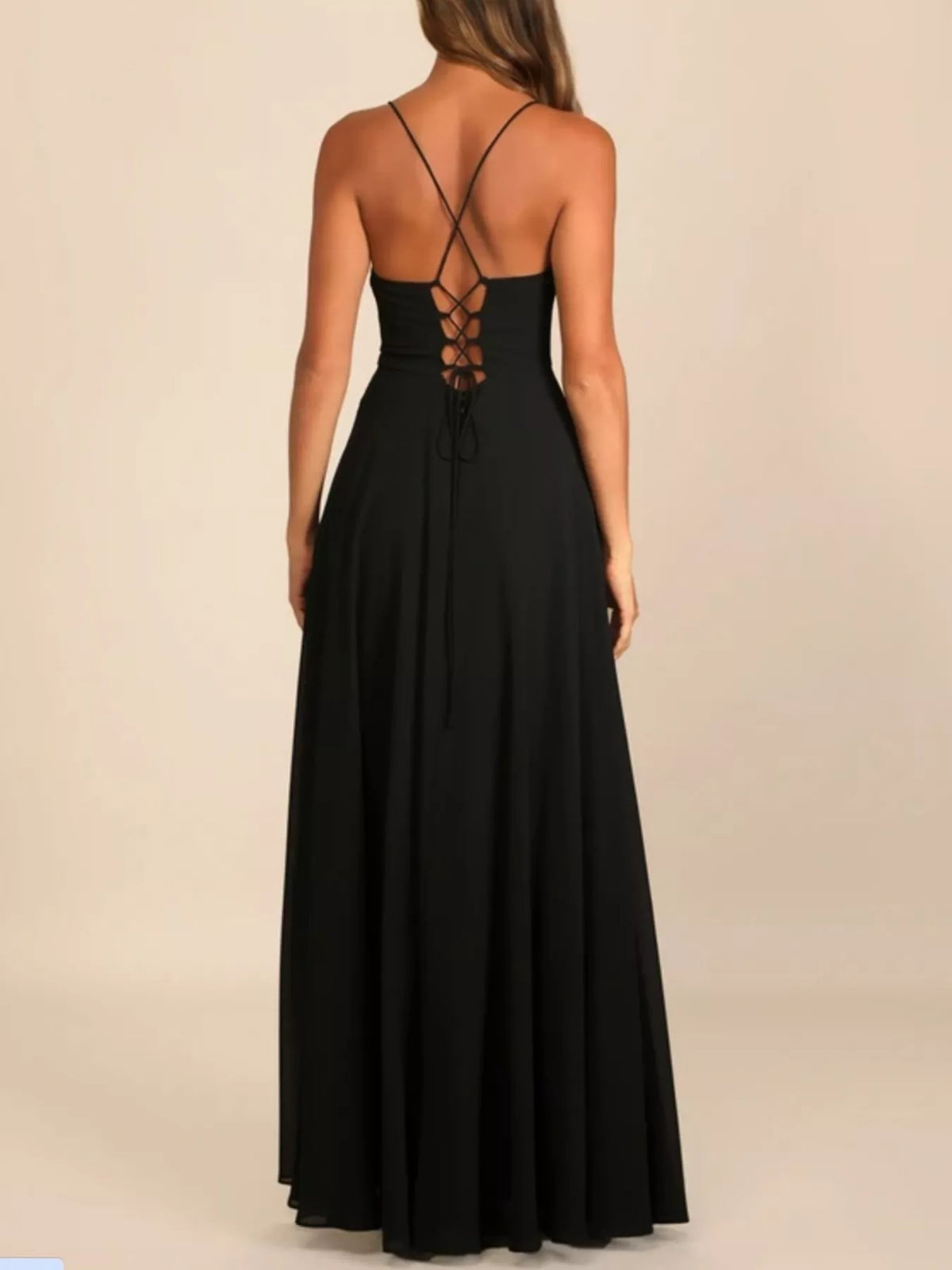 Slit Cowl Neck Maxi Dress - alternate view 17