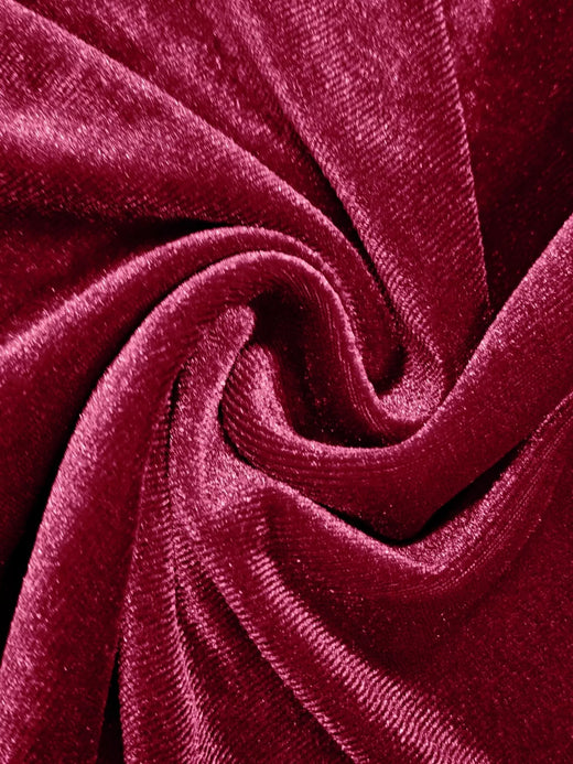 Velvet Wrap Surplice Maxi Dress - alternate view 4