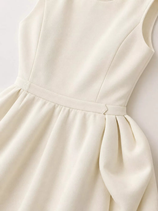 Sleeveless A-Line Midi Dress - alternate view 5