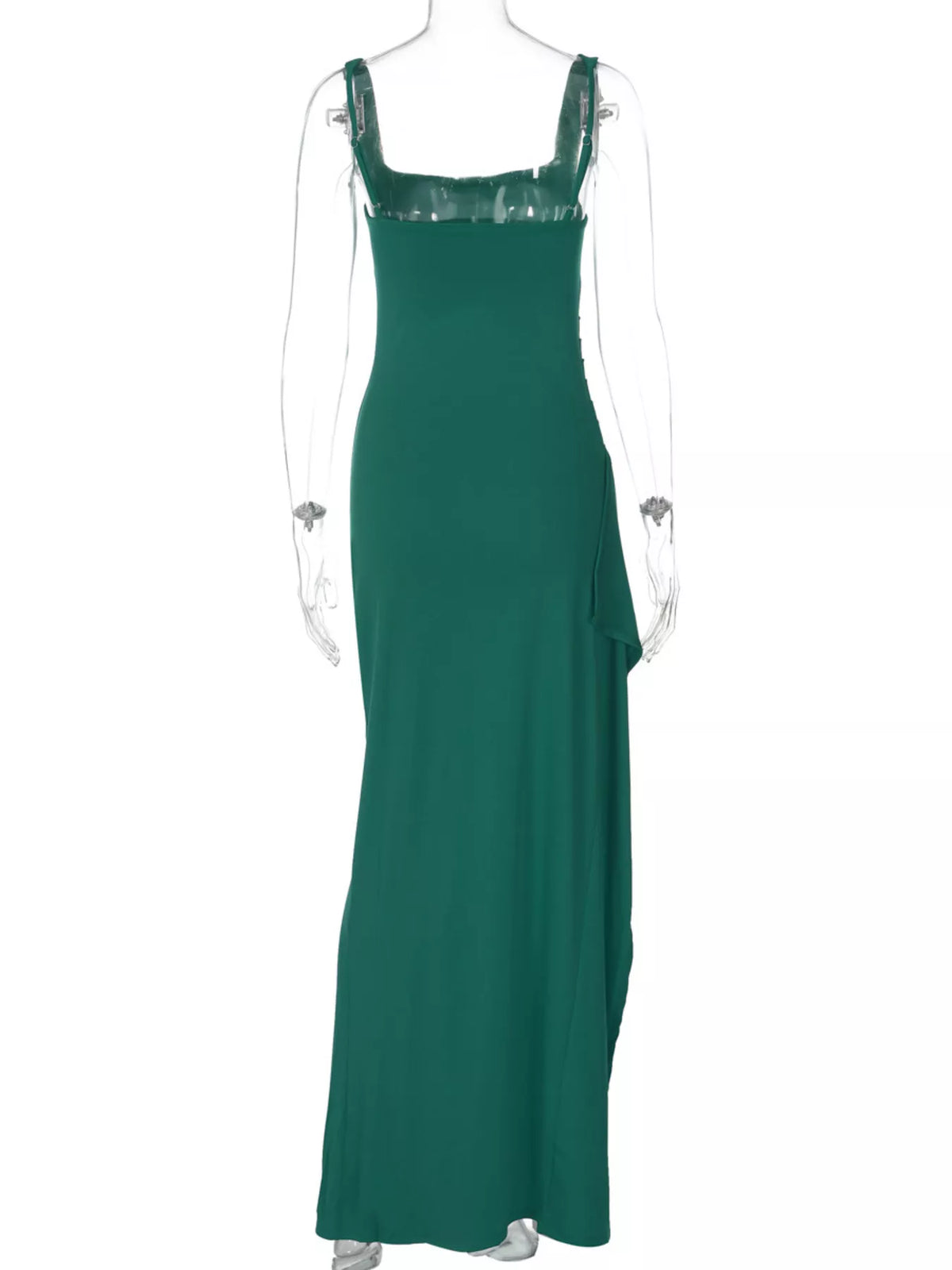 Slit Square Neck Maxi Dress - alternate view 9