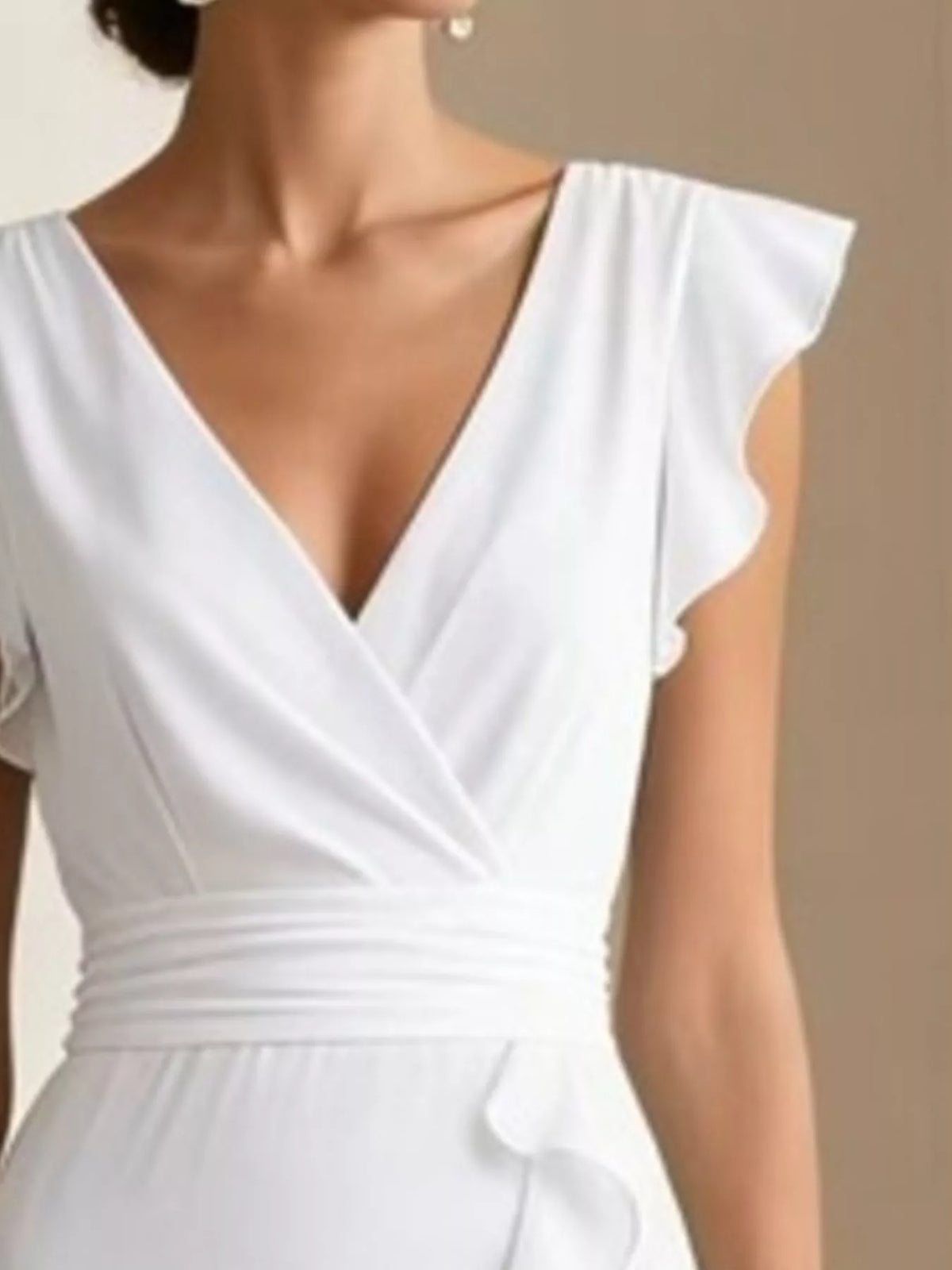 Ruffled Surplice Maxi Dress - alternate view 12