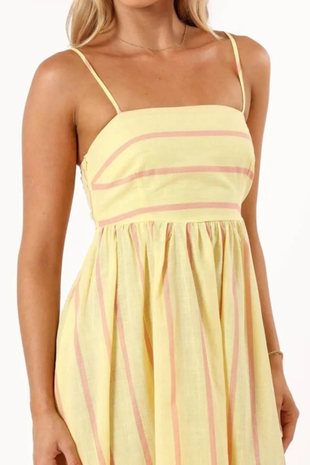 Striped Square Neck Cami Dress - alternate view 21