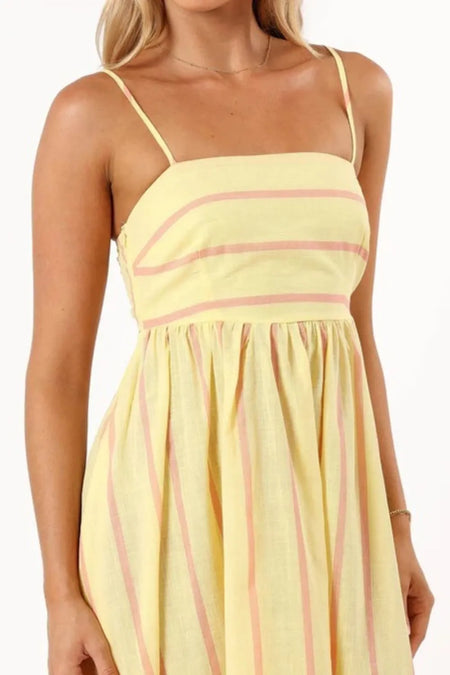 Striped Square Neck Cami Dress - alternate view 21