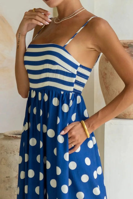 Polka Dot Square Neck Cami Dress - alternate view 15