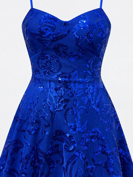 Sequin Embellished Mini Dress - alternate view 30