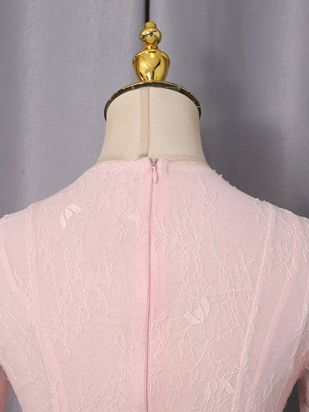 Lace Flare Sleeve Mini Dress - alternate view 13
