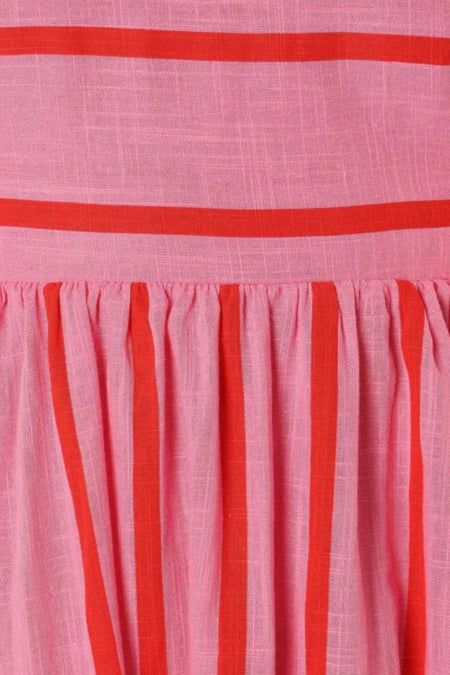 Striped Square Neck Cami Dress - alternate view 9
