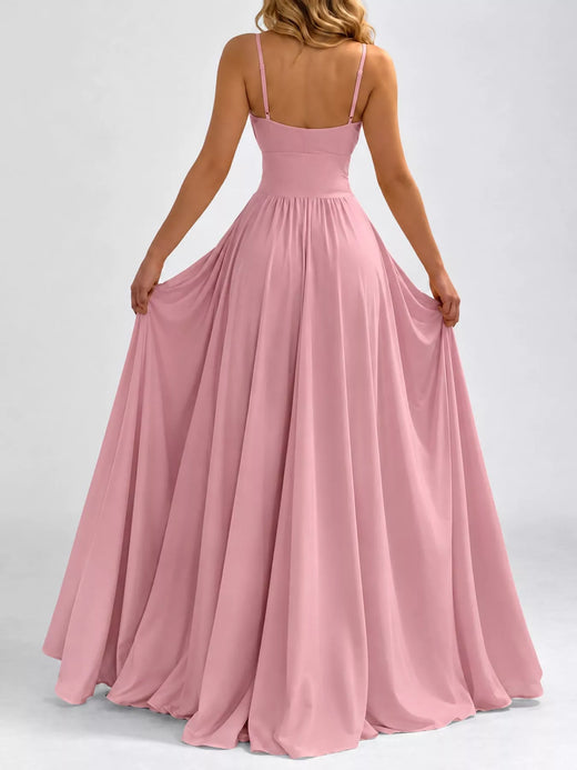 Full Size Sleeveless High-Slit Flowy Maxi Dress Plus Size - alternate view 5
