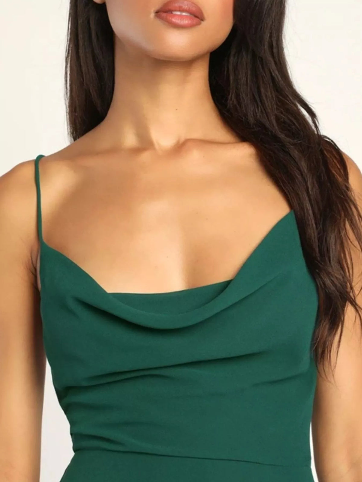 Slit Cowl Neck Maxi Dress - alternate view 10