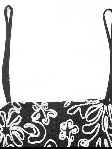 Smocked Midi Cami Dress with Pockets - alternate view 7