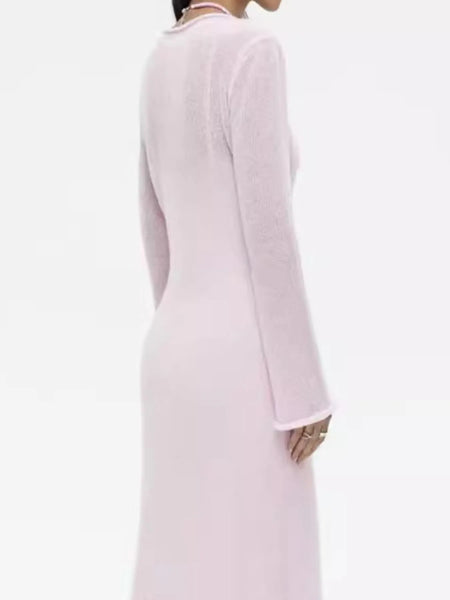 Ribbed Knit Cami Dress and Cover Up Sweater Set - alternate view 2