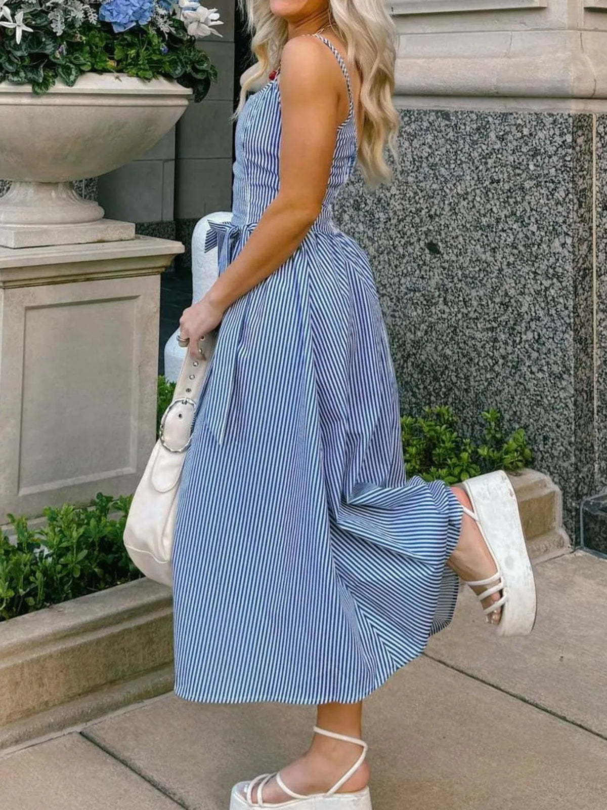 Bow Detail Midi Cami Dress - alternate view 13