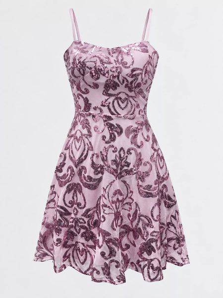 Sequin Embellished Mini Dress - alternate view 14