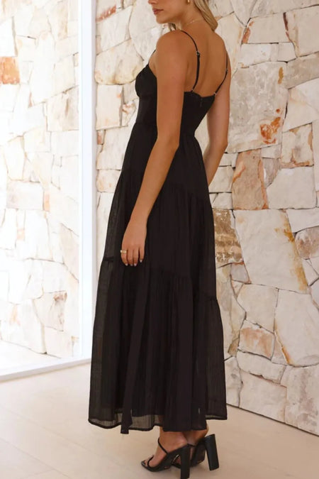 Ruched Smocked Back Cami Dress - alternate view 12