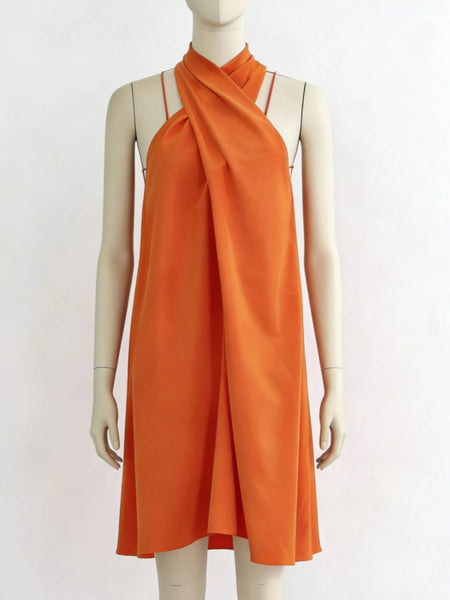 Halter Neck Sleeveless Mini Dress - alternate view 5