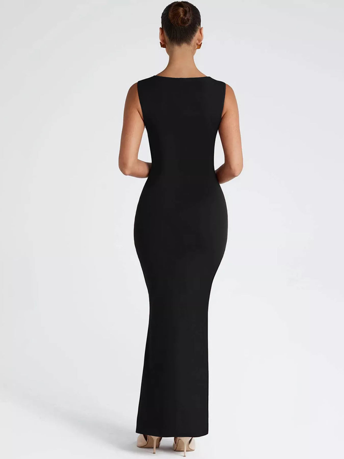 Square Neck Sleeveless Maxi Dress - alternate view 5