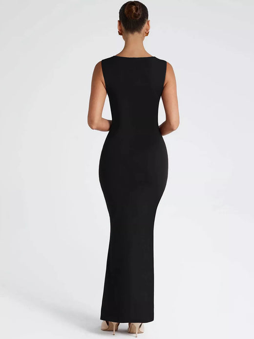 Square Neck Sleeveless Maxi Dress - alternate view 5