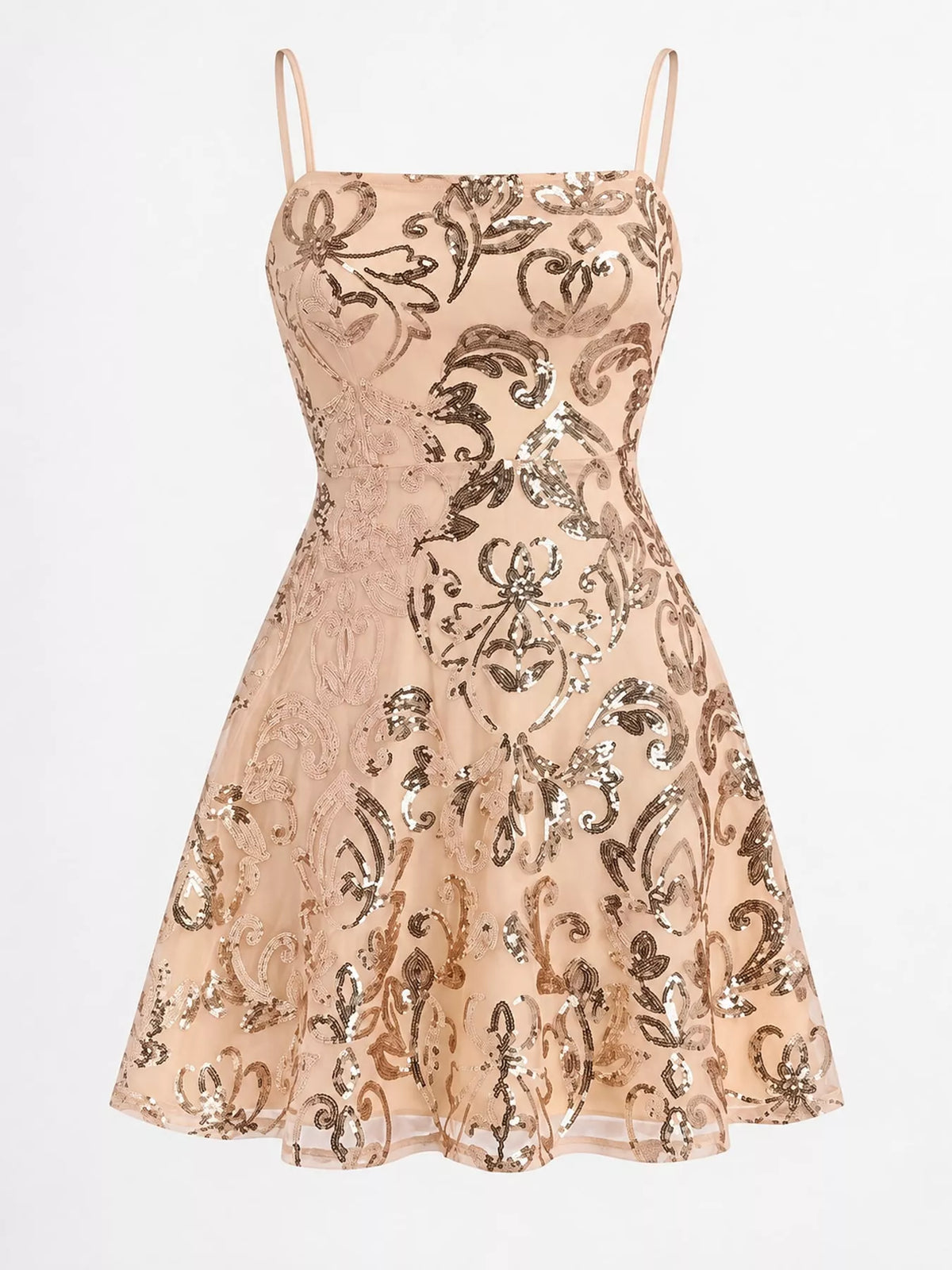 Sequin Square Neck Mini Dress - alternate view 24
