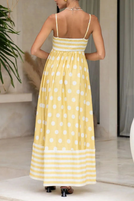 Polka Dot Square Neck Cami Dress - alternate view 6