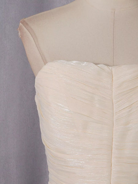 Strapless Ruffle Ruched Mini Dress - alternate view 10