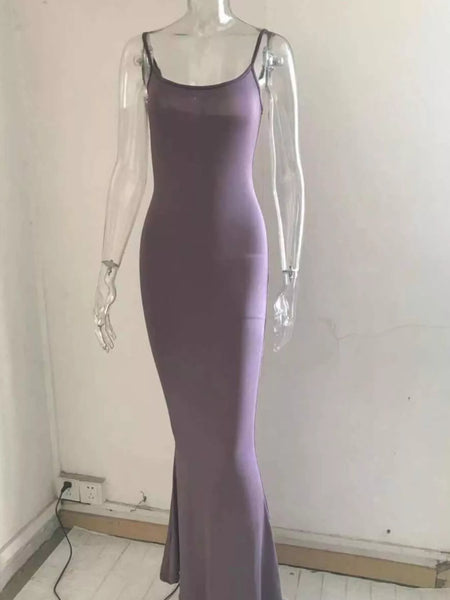 Spaghetti Strap Bodycon Maxi Dress - alternate view 13