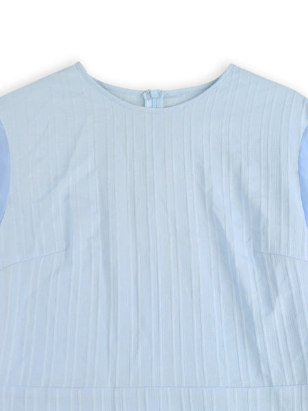 Ruffled Round Neck Flutter Sleeve Dress - alternate view 10