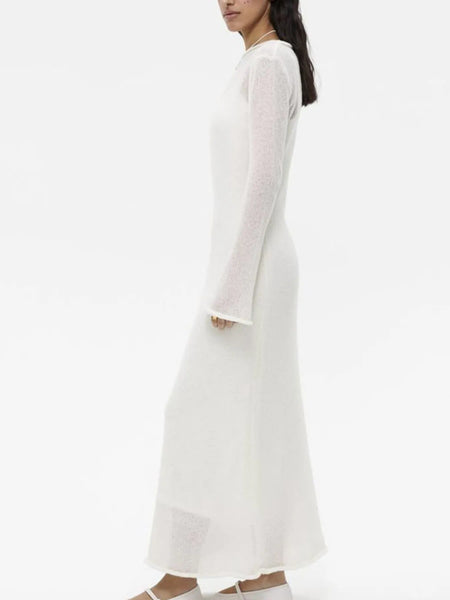 Ribbed Knit Cami Dress and Cover Up Sweater Set - alternate view 7