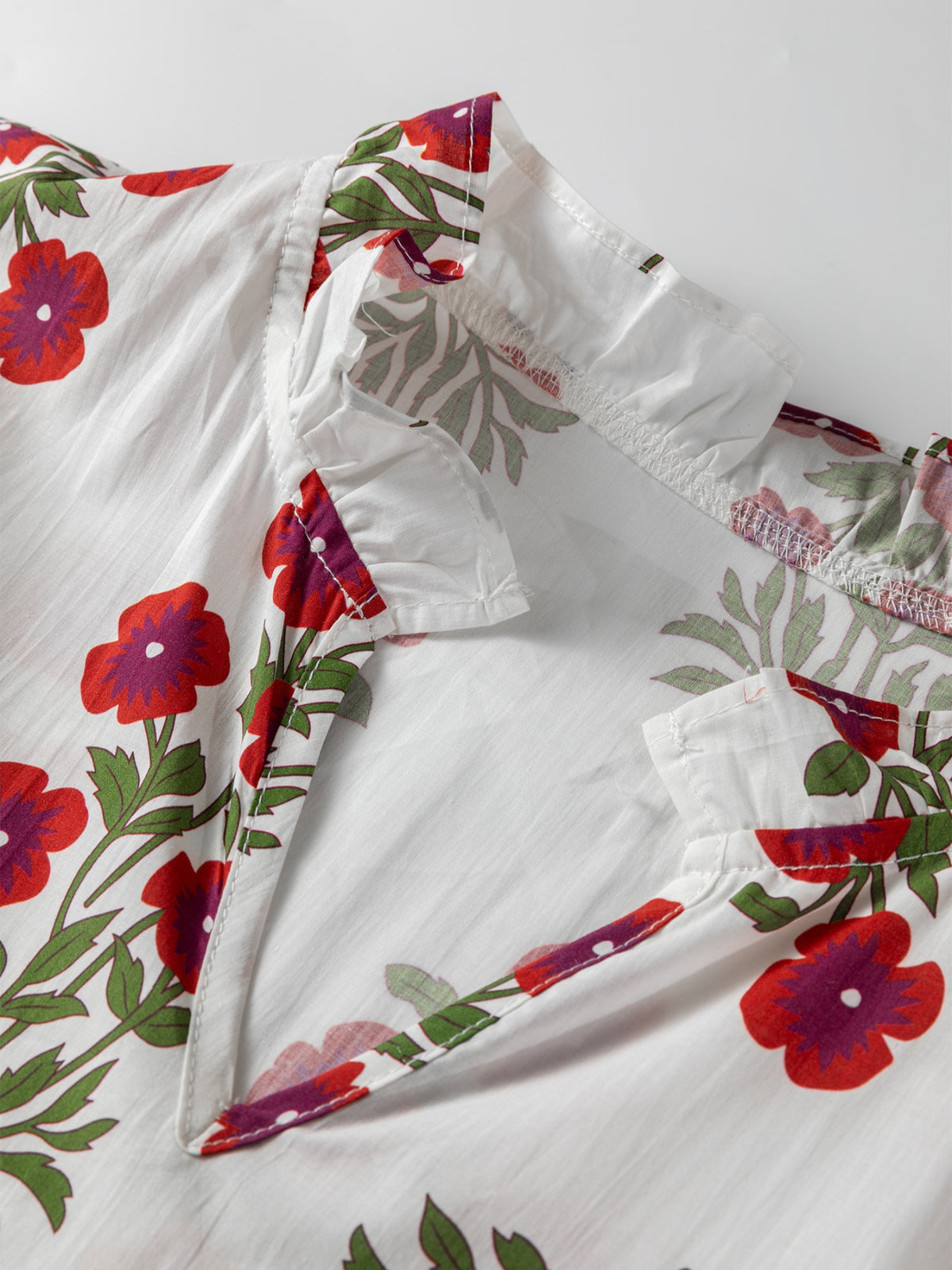 Floral Print Casual Mini Dress - alternate view 11