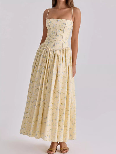 Floral Spaghetti Straps Midi Dress - alternate view 59