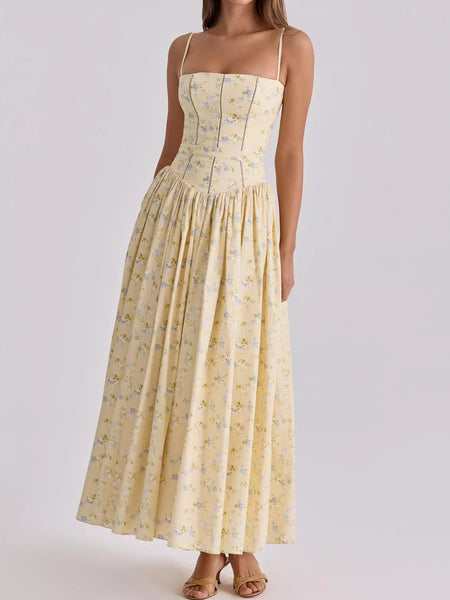 Floral Spaghetti Straps Midi Dress - alternate view 59