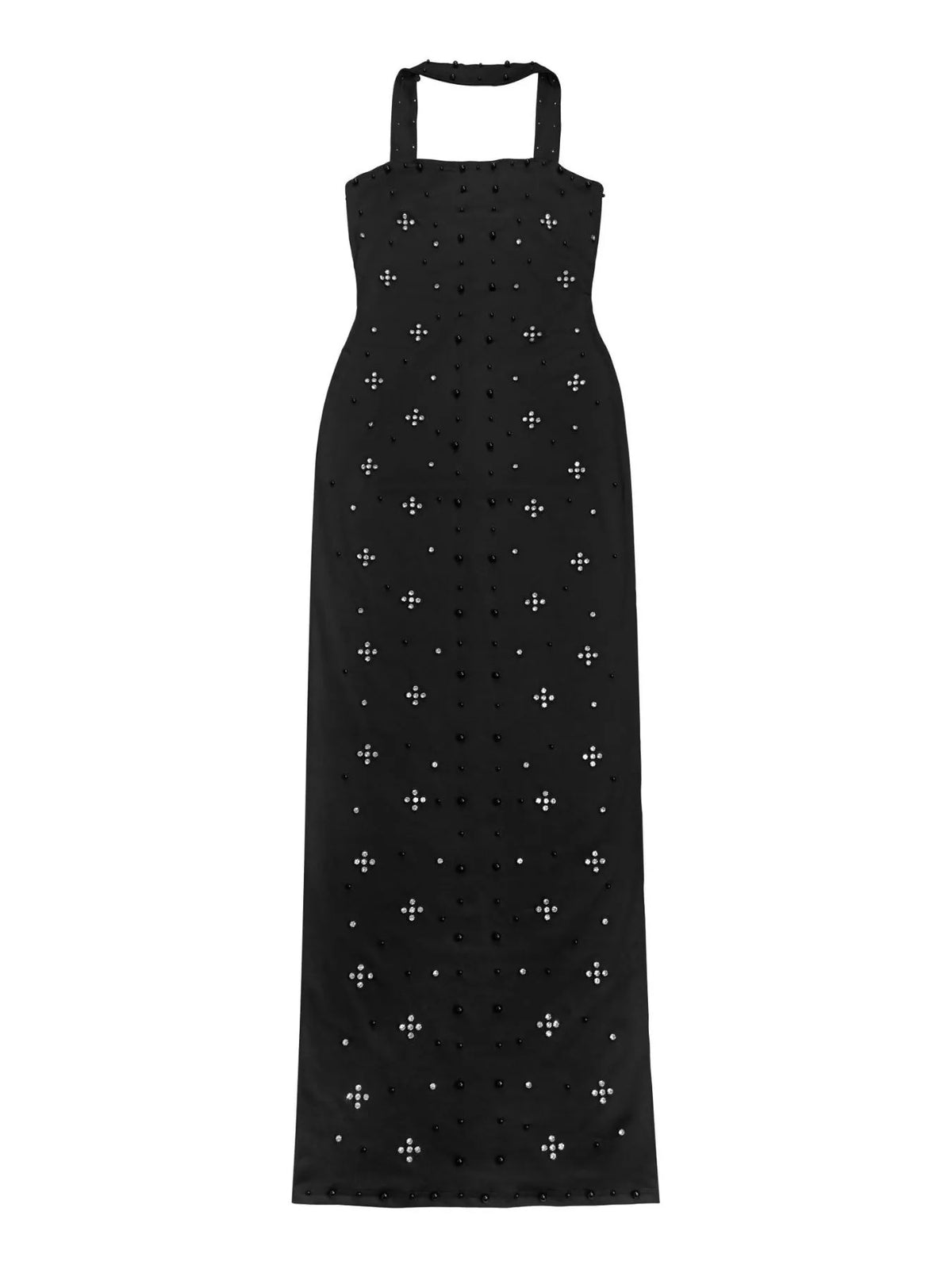 Rhinestone Tube Bodycon Maxi Dress - alternate view 3