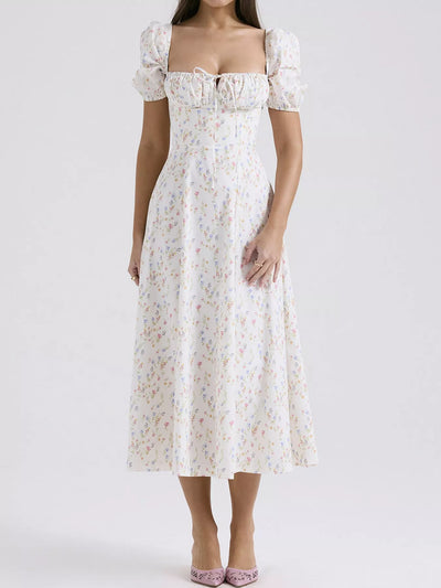 Floral Spaghetti Straps Midi Dress - alternate view 37