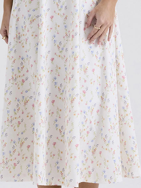 Floral Spaghetti Straps Midi Dress - alternate view 42