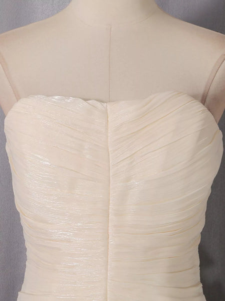 Strapless Ruffle Ruched Mini Dress - alternate view 6