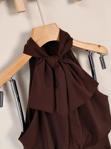 Sleeveless A-Line Mini Dress - alternate view 8