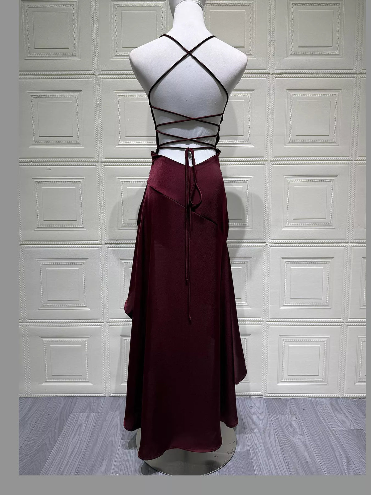 High-Low Ruffle Hem Evening Dress - alternate view 23