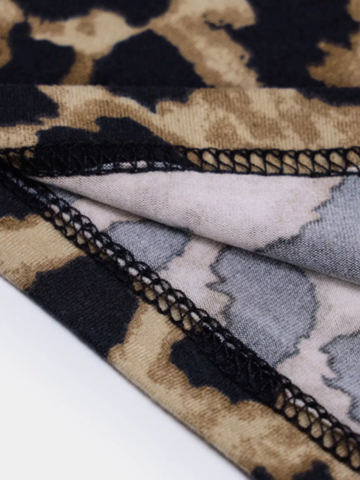 Leopard Print Spaghetti Strap Midi Dress - alternate view 10