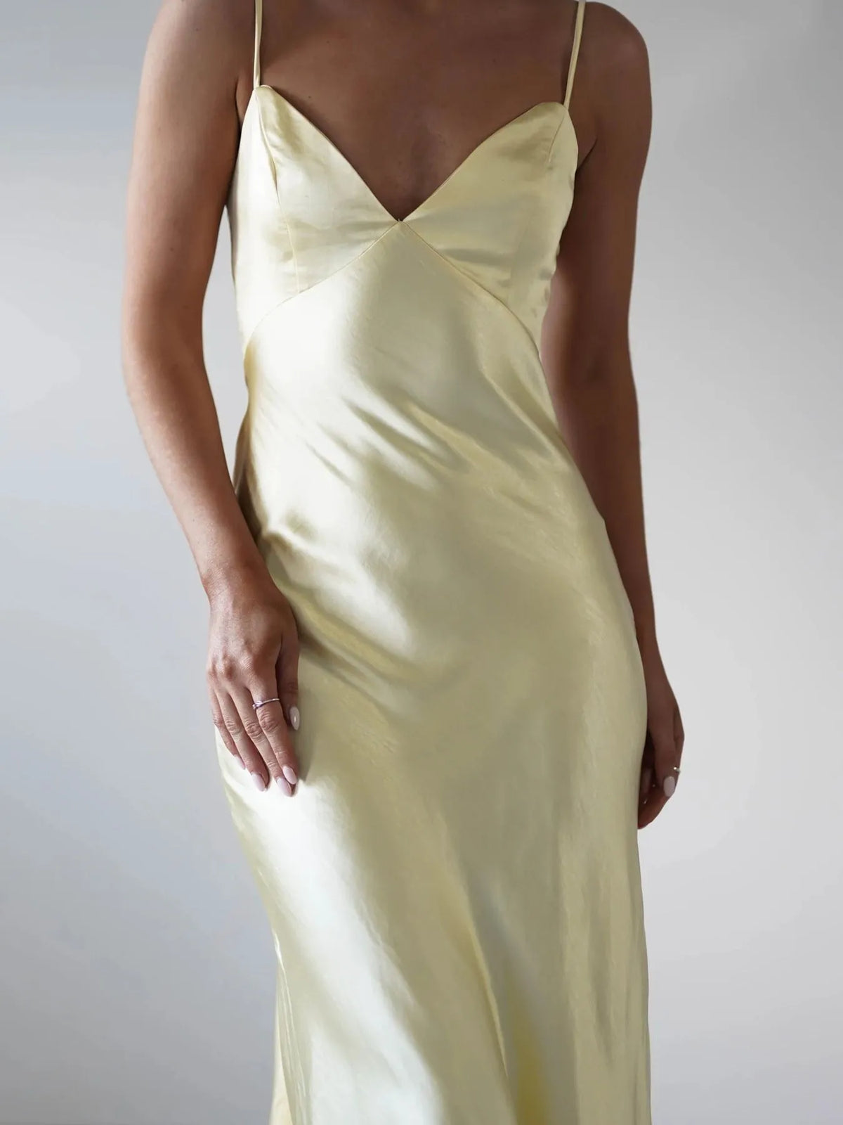 Satin Backless Cami Dress - alternate view 11