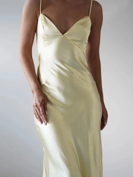 Satin Backless Cami Dress - alternate view 11