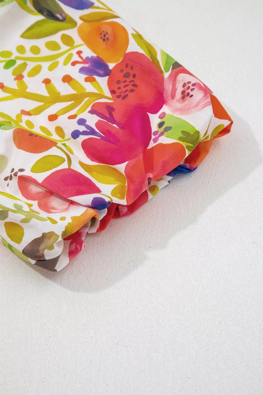 Floral Print Tiered Mini Dress - alternate view 9