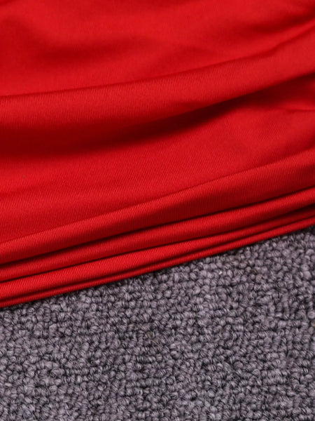 One-Shoulder Cutout Ruched Bodycon Mini Dress - alternate view 28