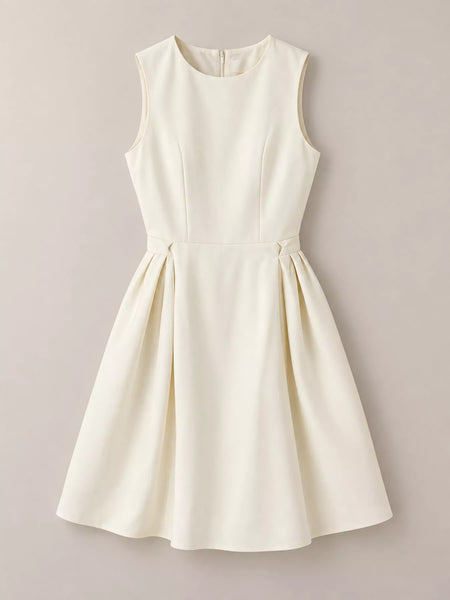 Sleeveless A-Line Midi Dress - alternate view 4