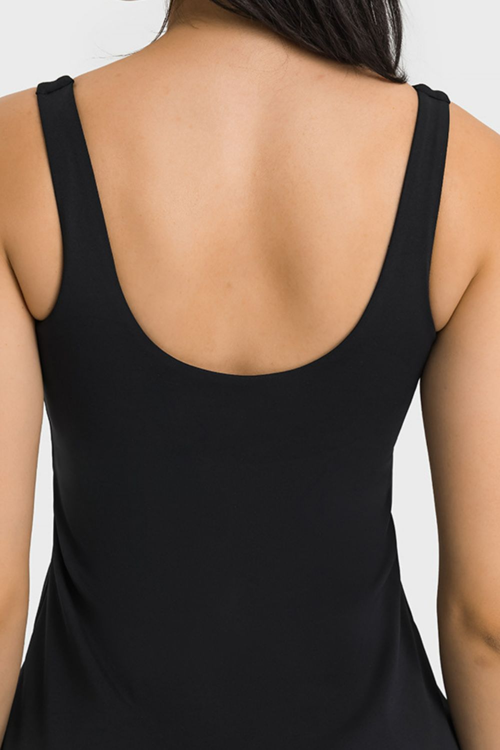 Millennia Square Neck Sports Tank Dress with Full Coverage Bottoms - alternate view 11