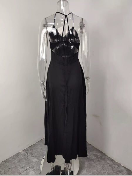 Full Size Sleeveless High-Slit Flowy Maxi Dress Plus Size - alternate view 10